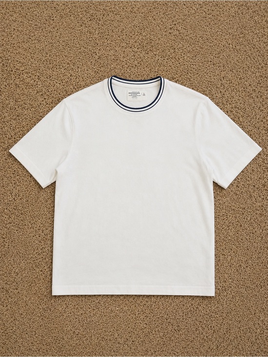 Abercrombie & Fitch Other - Abercrombie & Fitch Men's White Tipped Crew Neck T-Shirt